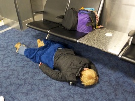 She can sleep anywhere! IMG 5311